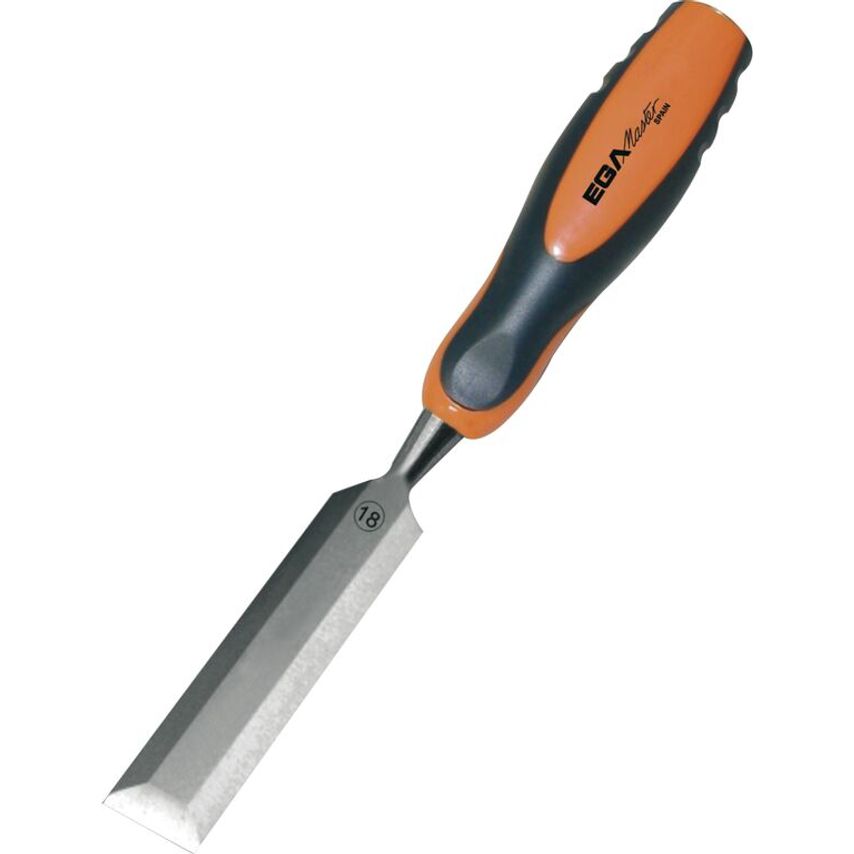 Firmer Chisel 25 mm Titacrom Bimat Handle Orange-Black 67179