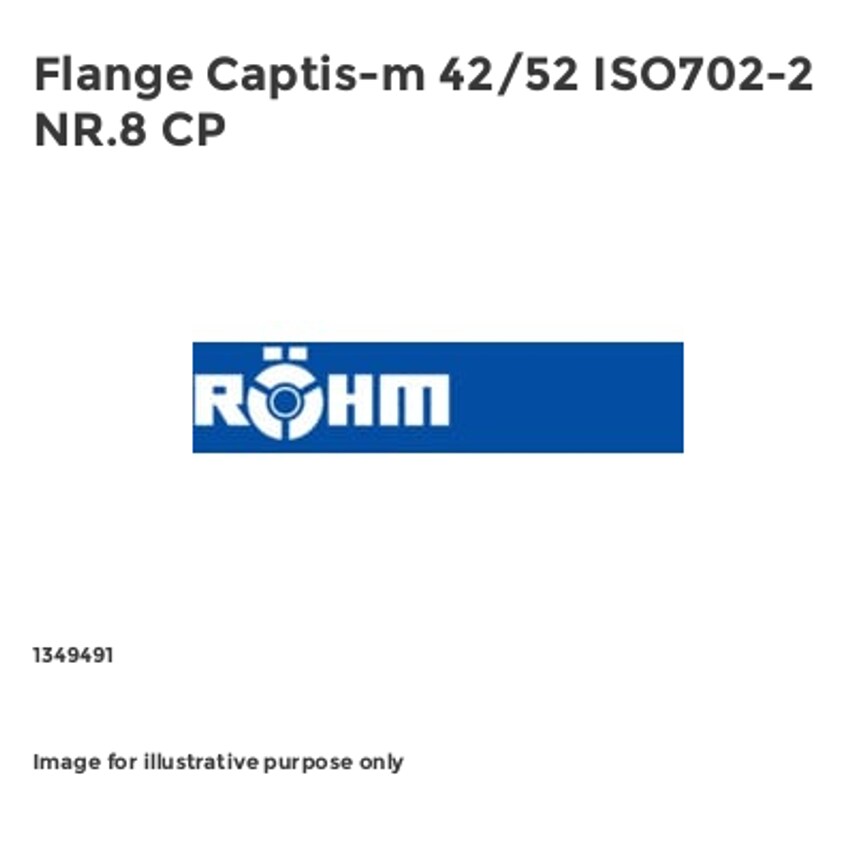 Flange Captis-m 42/52 ISO702-2 NR.8 CP