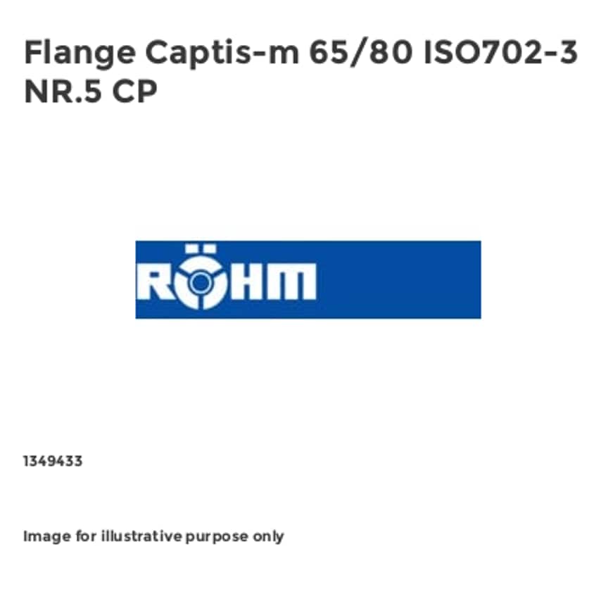 Flange Captis-m 65/80 ISO702-3 NR.5 CP