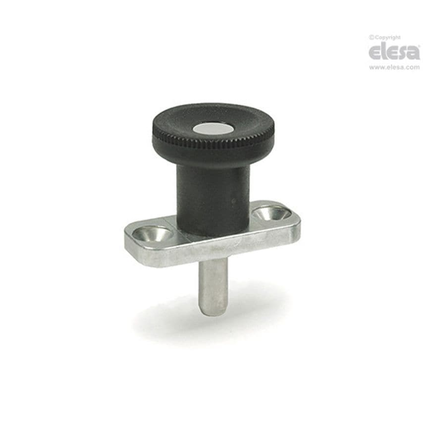 Flanged indexing plunger-GN 608.6-8-8