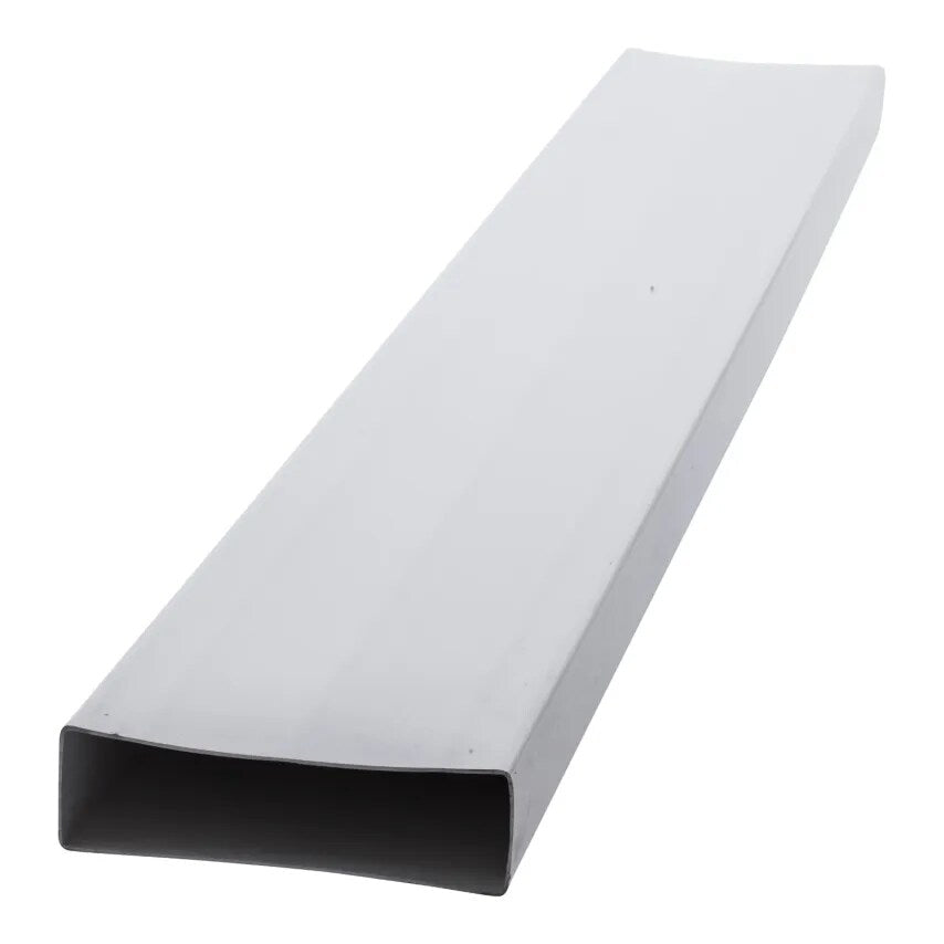 Flat Channel Duct 204 x 60mm 1.5mm Length White