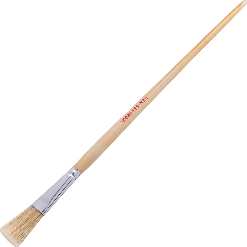 Flat Fitch Brush, Natural Bristle, No.10