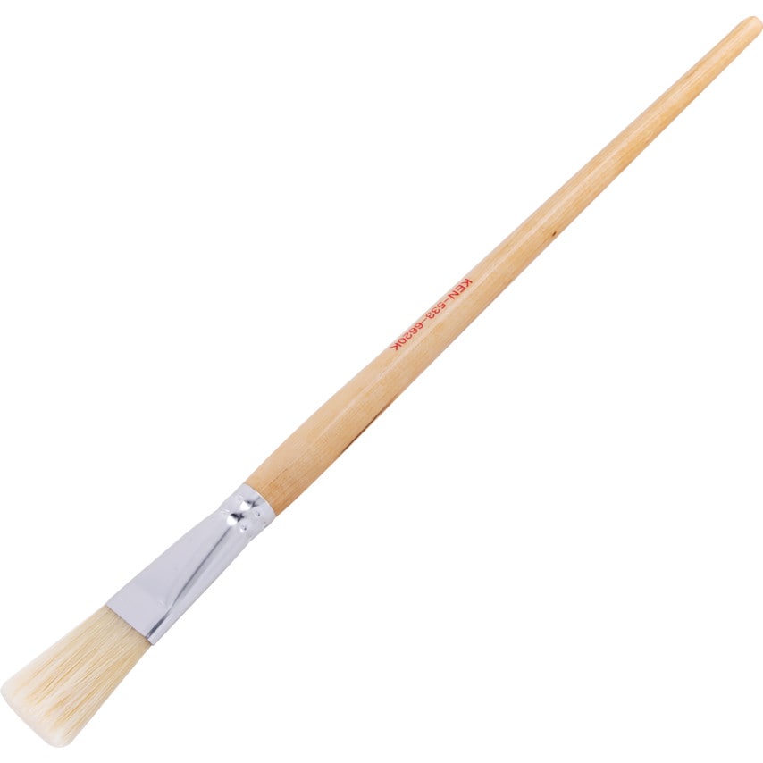 Flat Fitch Brush, Natural Bristle, No.12