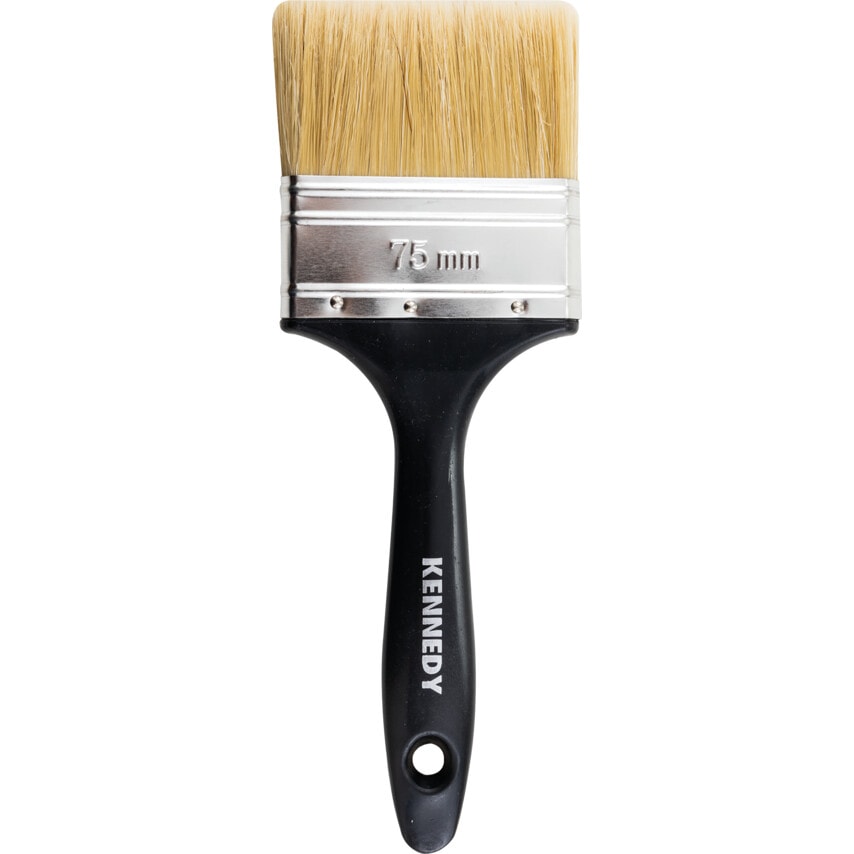Flat Laminating Brush, Natural Bristle, 3in