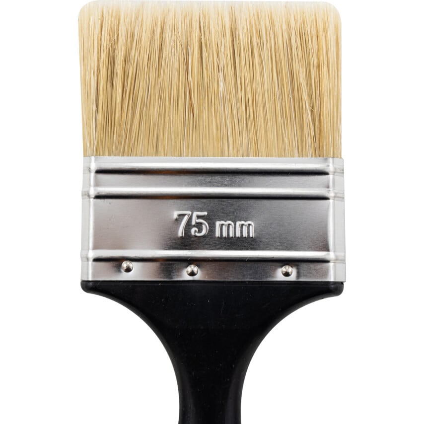Flat Laminating Brush, Natural Bristle, 3in