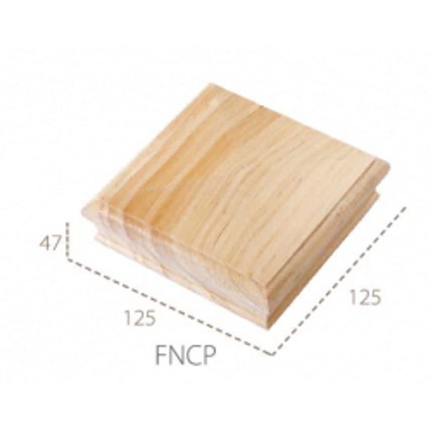 Flat Newel Cap Pine