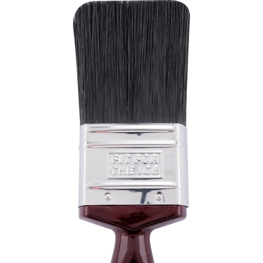 Flat Paint Brush, Natural Bristle, 2in