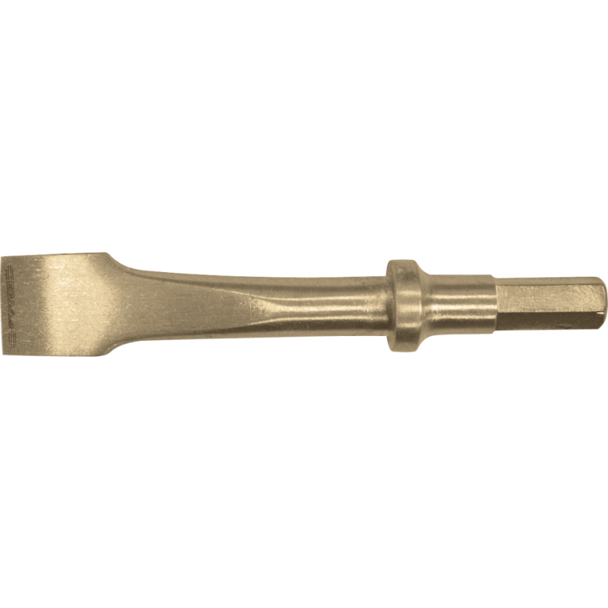 Flat Pneumatic Chisel 10 x 125mm Non Sparking Cu-Be