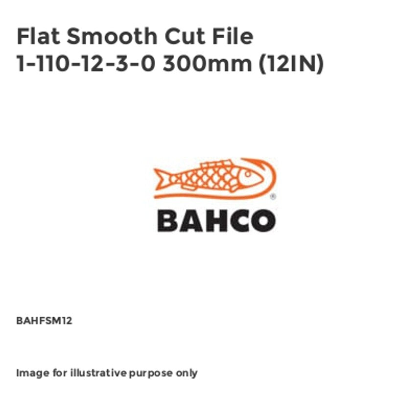 Flat Smooth Cut File 1-110-12-3-0 300mm (12IN)