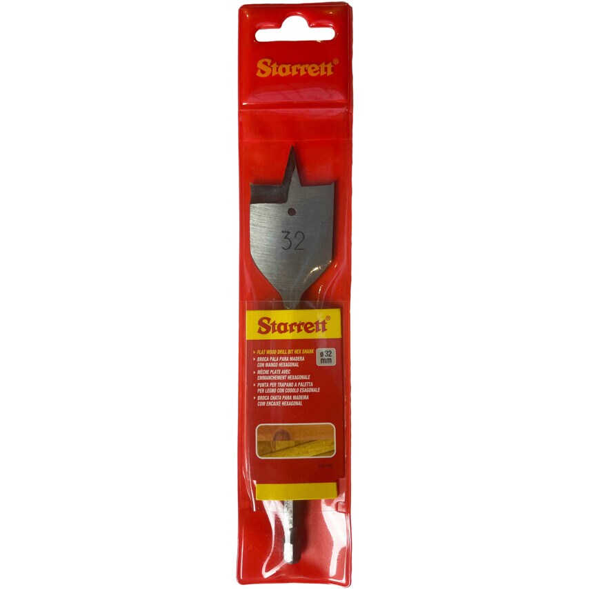 Flat Wood Hex 32X152MM