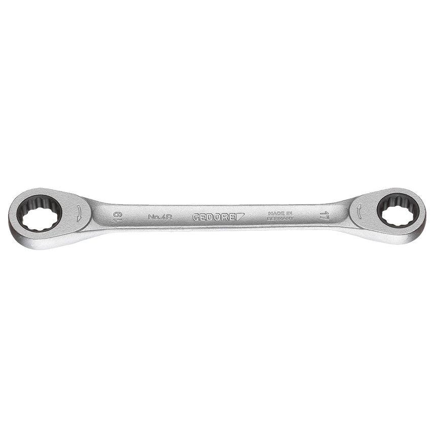 Flat ring ratchet spanner 8x9 mm