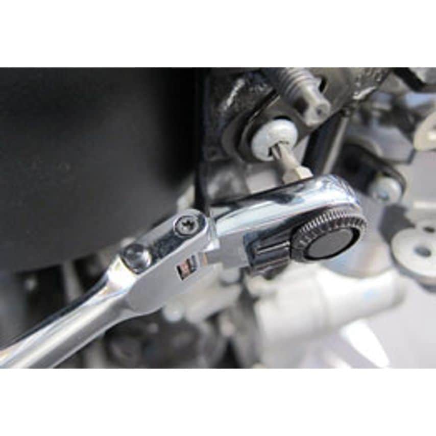 Flexi-Head Ratchet & Bit Driver 1/4"D