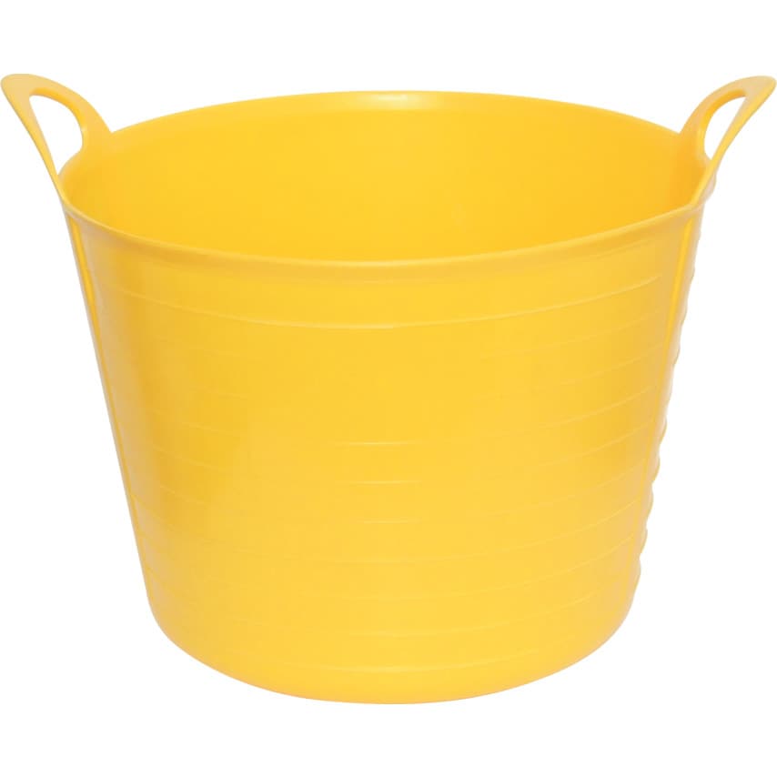 Flexi Tub 42L Builders Bucket Yellow