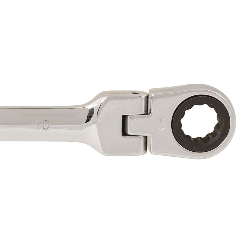 Flexible Head Ratchet Spanner 10mm