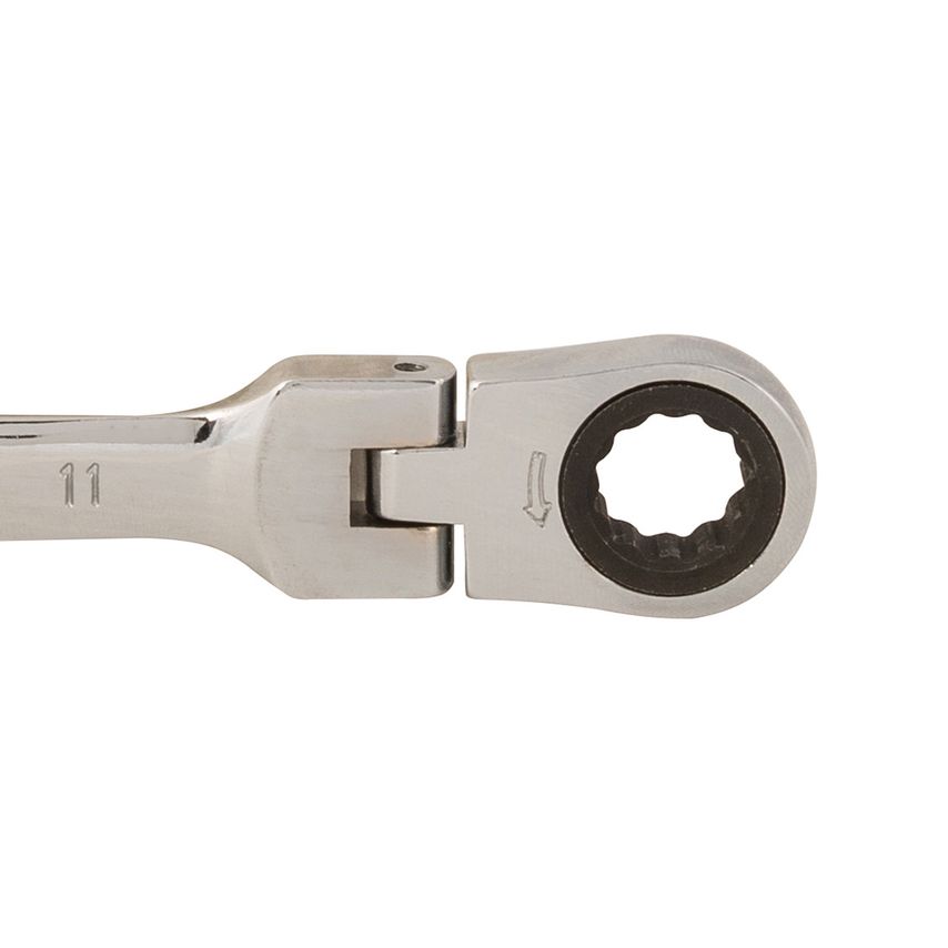 Flexible Head Ratchet Spanner 11mm