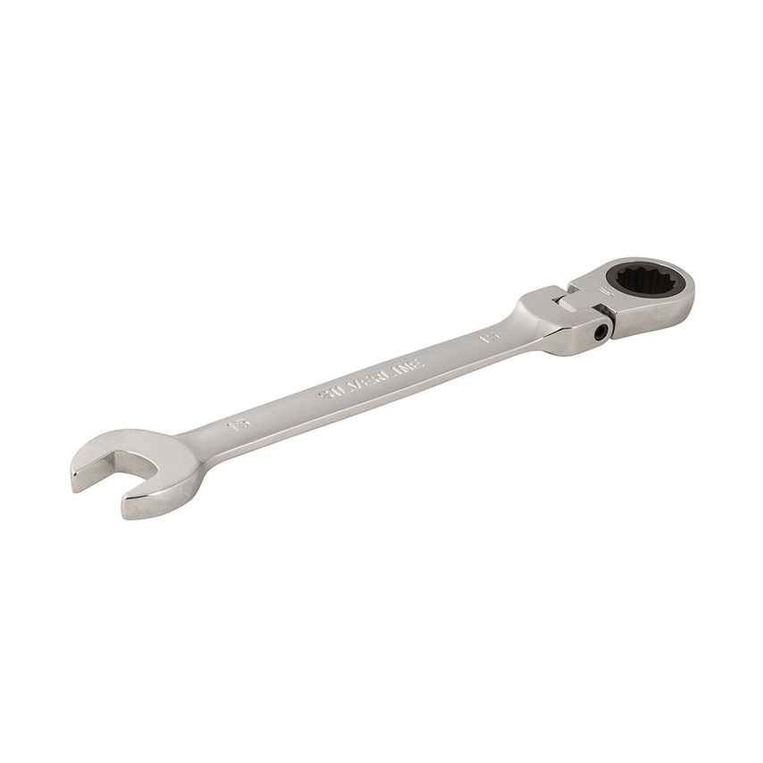 Flexible Head Ratchet Spanner 15mm