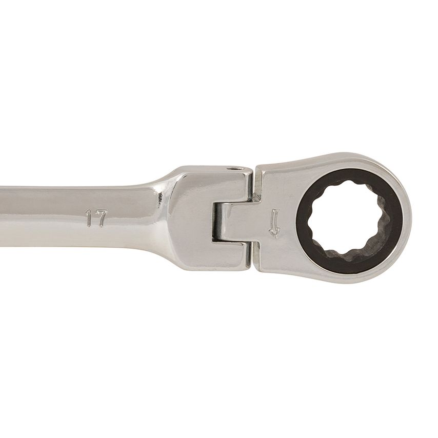 Flexible Head Ratchet Spanner 17mm