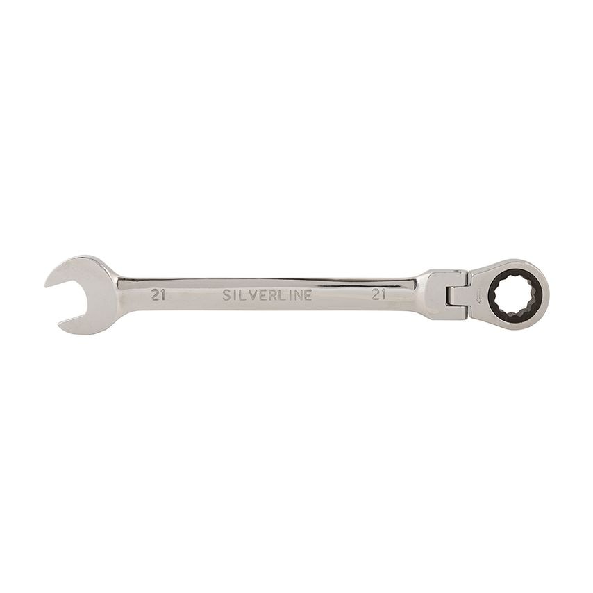 Flexible Head Ratchet Spanner 21mm