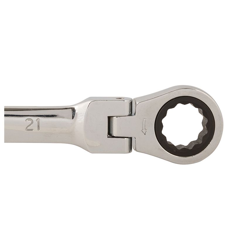 Flexible Head Ratchet Spanner 21mm