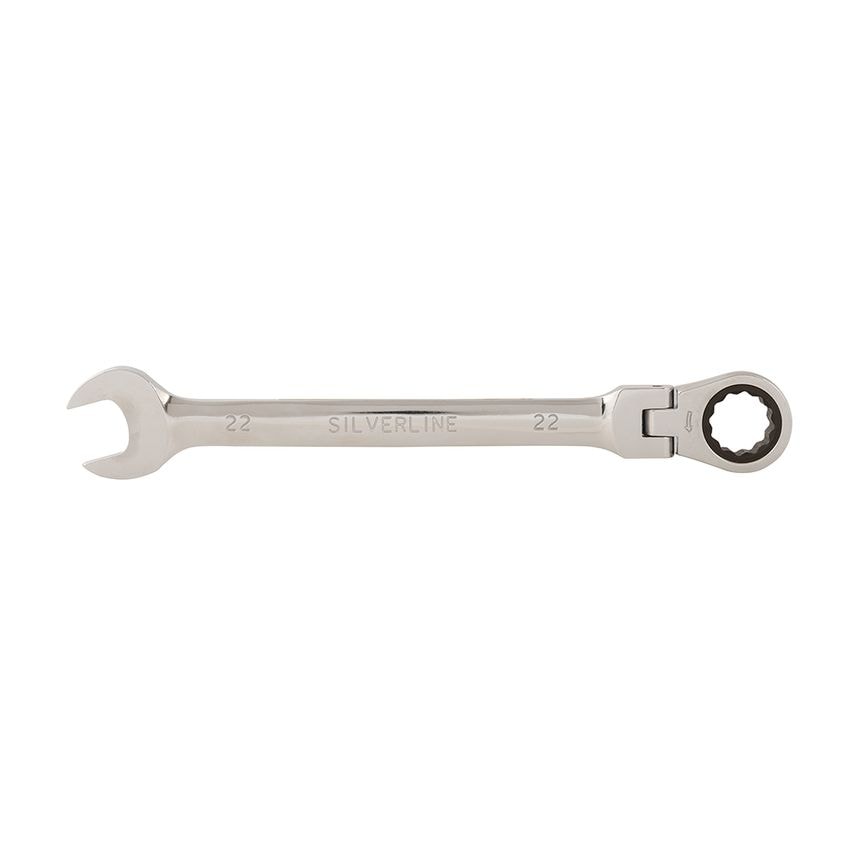 Flexible Head Ratchet Spanner 22mm