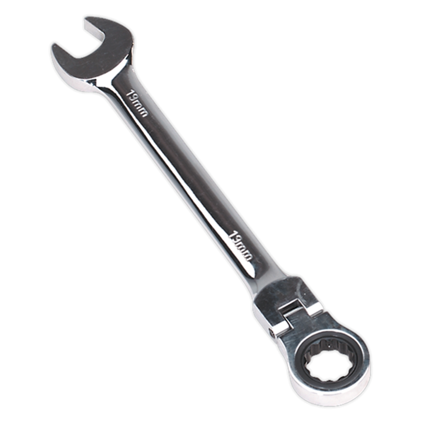 Flexi-head Ratchet Combination Spanner 19mm