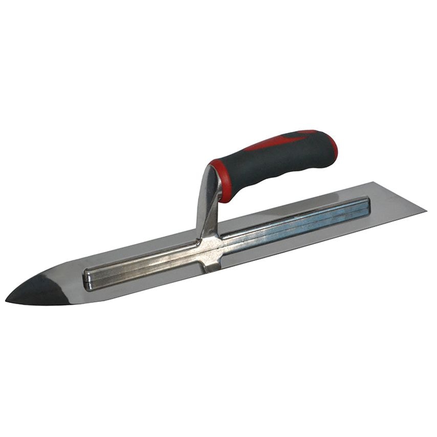 Flooring Trowel Stainless Steel Soft Grip Handle 16 x 4in FAISGTFL16SS