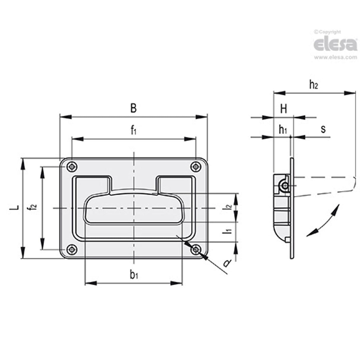 Folding handle-MPR.167-CLEAN