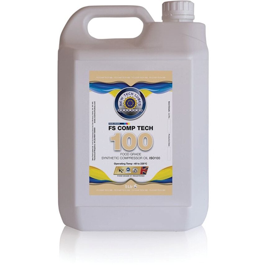 Food Safe Synthetic Compressor Oil 100 5LTR