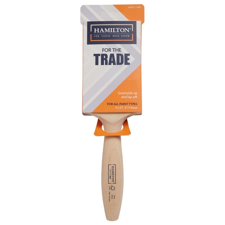 For the Trade 3101001-30 Fine Tip Flat Brush - 3"