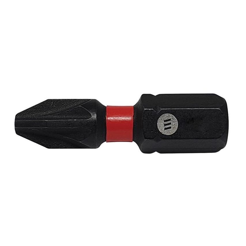 ForgeFast Pozidriv Compatible Impact Bit PZ2 x 25mm (Card 2) FORFFPZ225