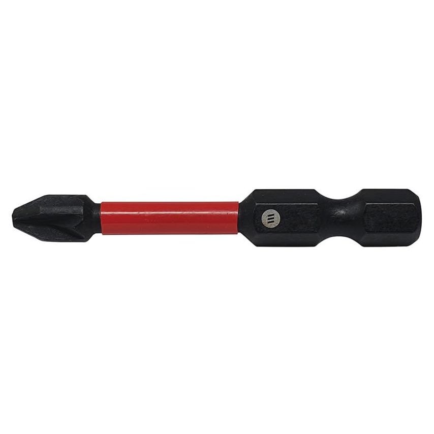 ForgeFast Pozidriv Compatible Impact Bit PZ2 x 50mm (Box 5) FORFFPZ2505