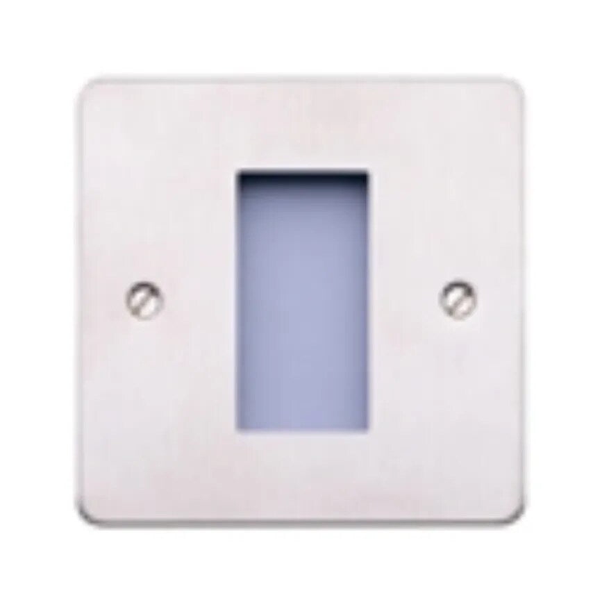 Frontplate 1 Module Mounting Frame 86 x 86mm Satin Gold