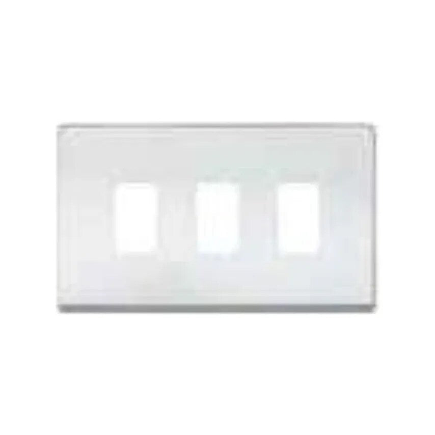 Frontplate 3 Module Satin Gold