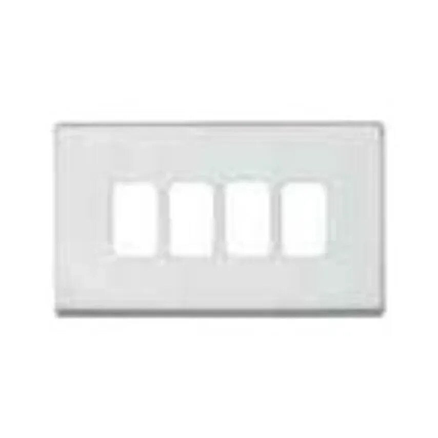 Frontplate 4 Module Satin Gold