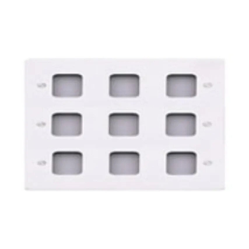 Frontplate 9 Module White