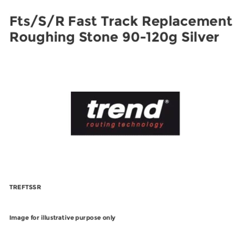 Fts/S/R Fast Track Replacement Roughing Stone 90-120g Silver