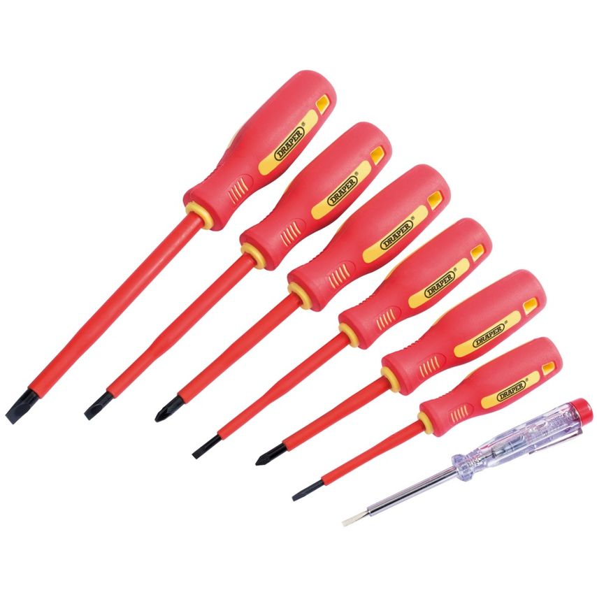 Fully Insulated Screwdriver Set 7 Piece