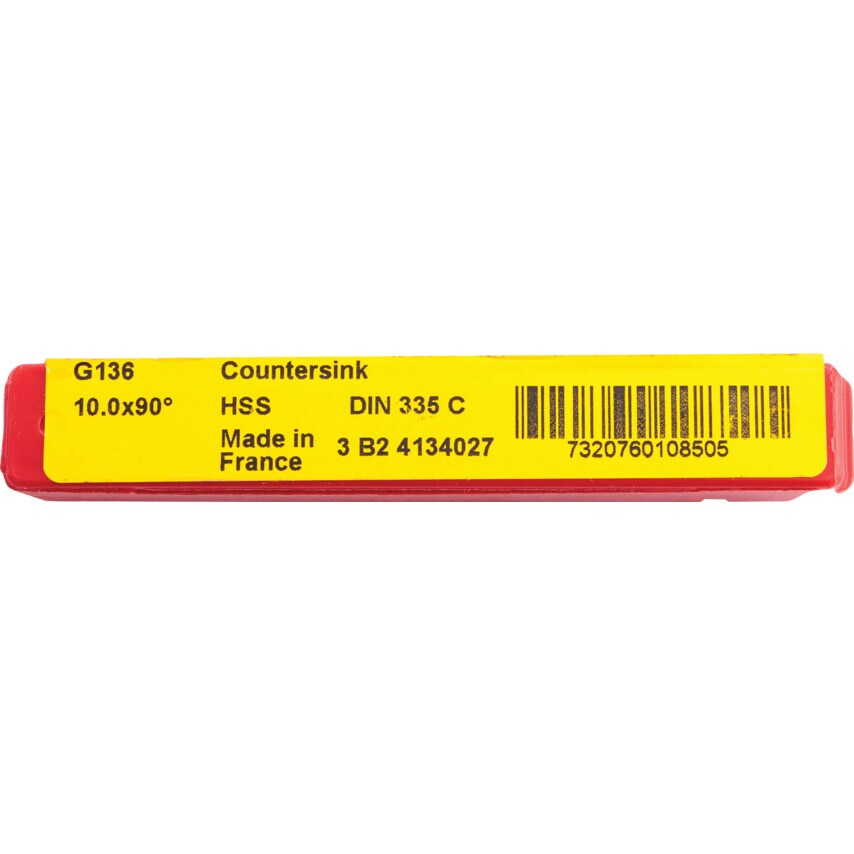 G136 10.00MM 90 Degree S/S Countersink