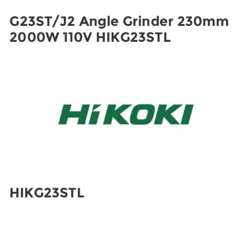 G23ST/J2 Angle Grinder 230mm 2000W 110V HIKG23STL