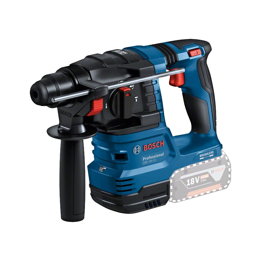 GBH 18V-22 Hammer Drill (Body Only Carton) Brushless SDS-Plus