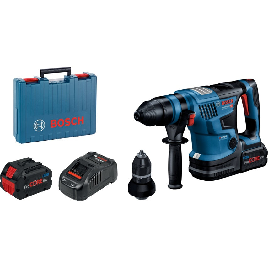 GBH 18V-34 CF Kit 18V Cordless Hammer Drill 2X8 Ah, Carry Case