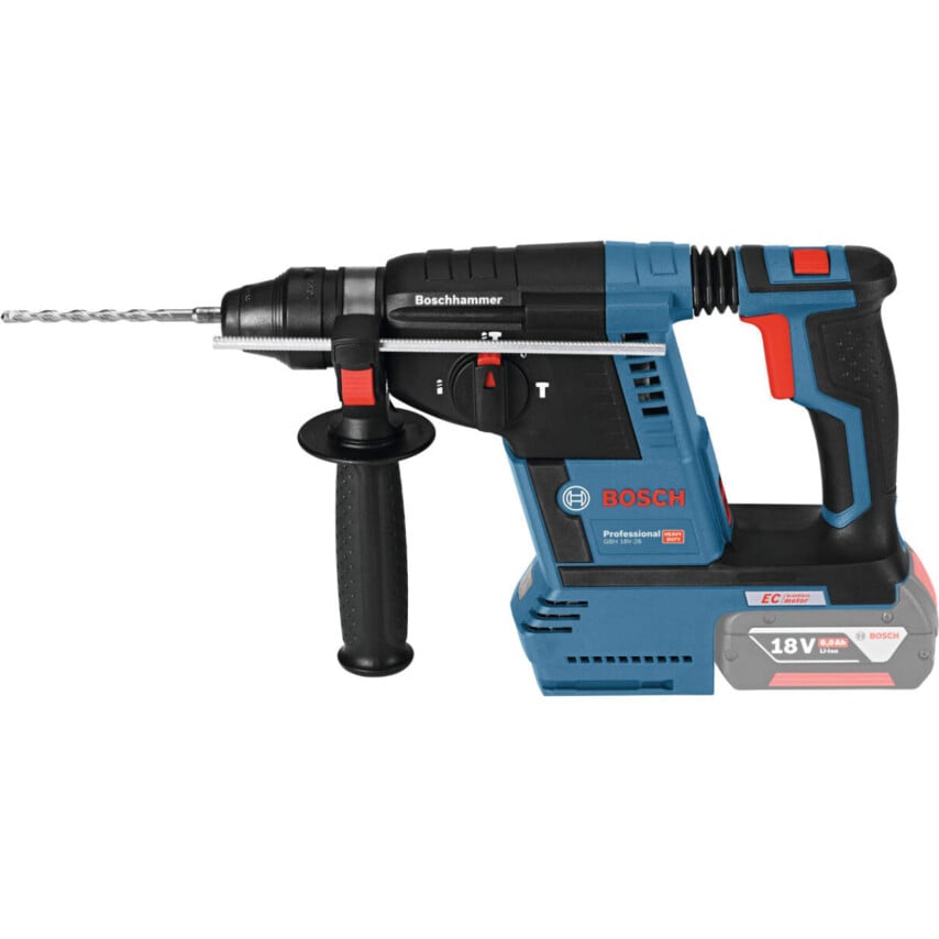 GBH 18 V-26 Professional SDS Plus EC Brushless Rotary Hammer Drill in Carton Body Only Version - No Batteries Or Charger - 0 611 909 000
