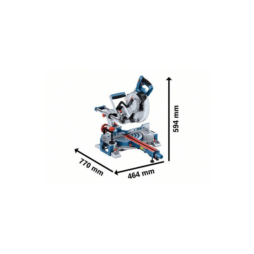 GCM 18V-216 D Biturbo Brushless 18V Mitre Saw