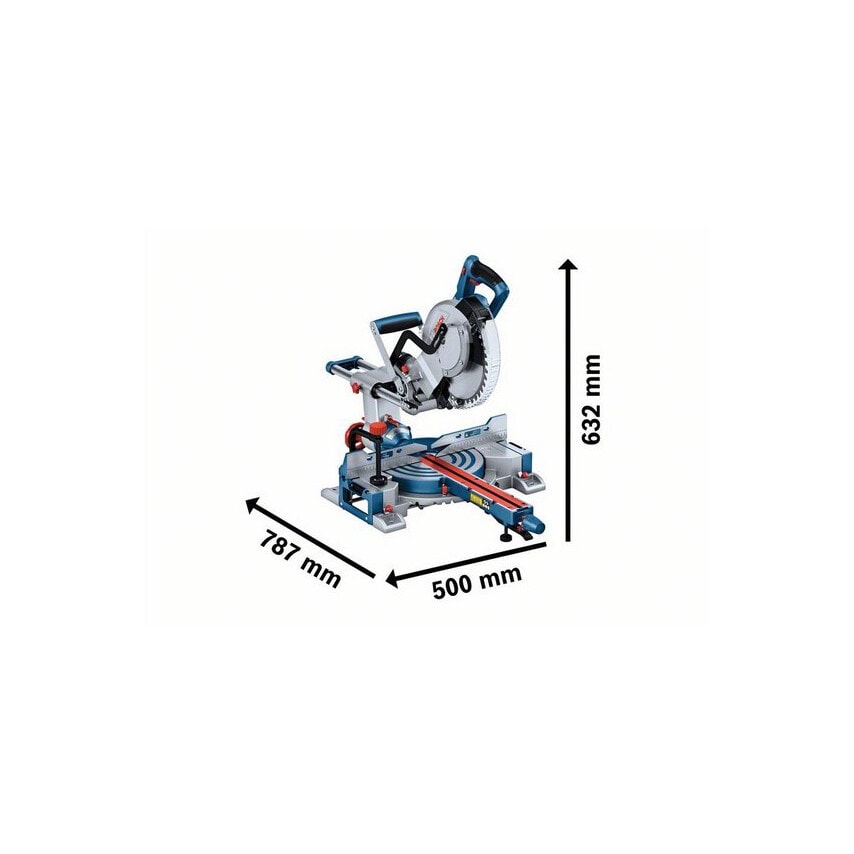 GCM 18V-254 D Biturbo Brushless 18V Mtresaw