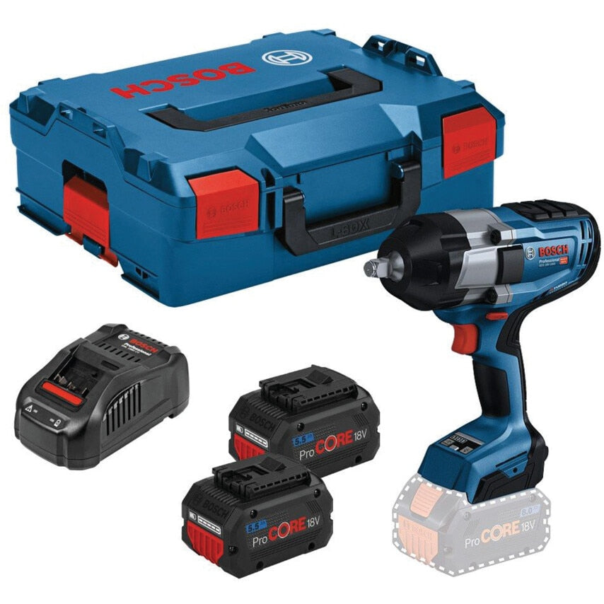 GDS 18V-1000 18V Brushless Biturbo High Torque 1/2" Impact Wrench
