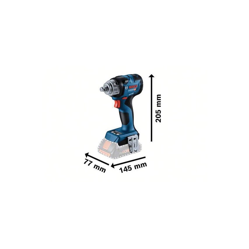 GDS 18V-330 HC (Body Only, L-Boxx) 18V I/Wrench