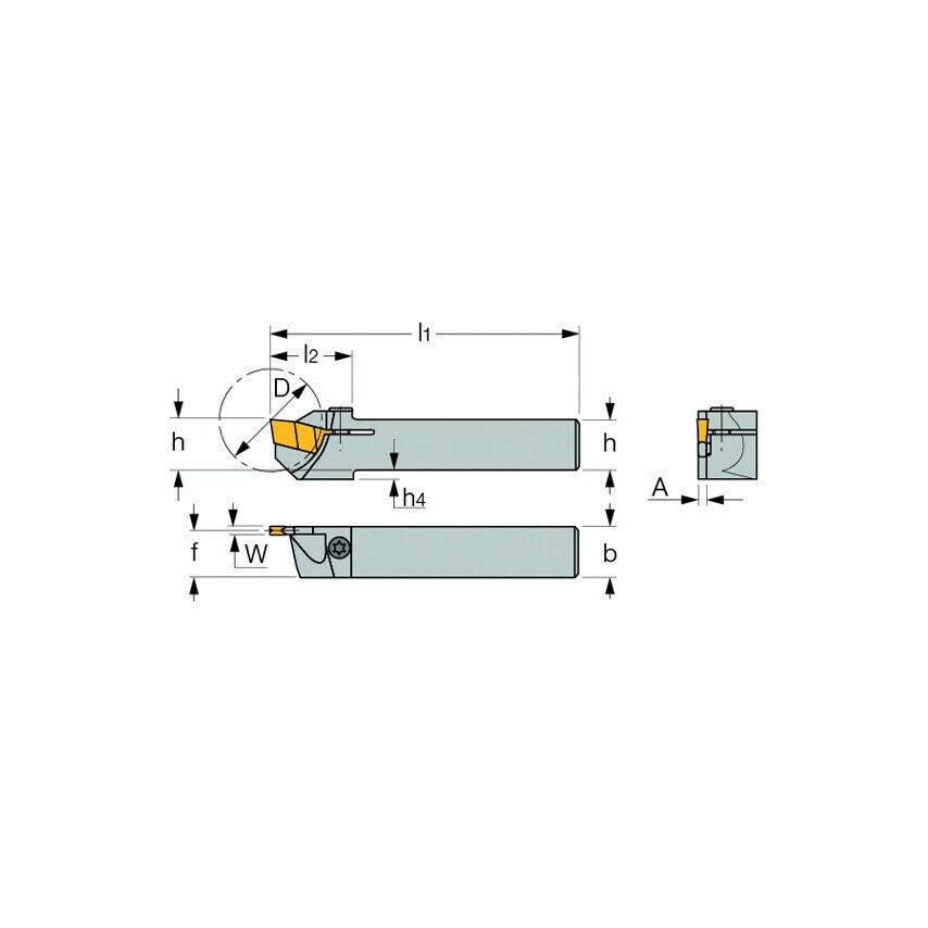 GHSL-12-2 Cut-Grip Toolholder