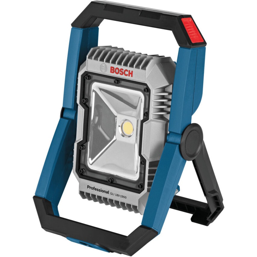 GLI 18 V-1900 Cordless 14.4V/18V Jobsite LED Flood Light , Body Only Version - No Batteries Or Charger Supplied - 0 601 446 400.