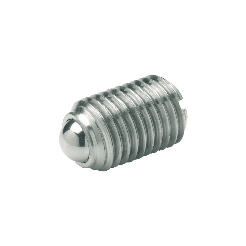 GN615-M5-KN Spring Plunger; Stainless Steel; Standard Spring