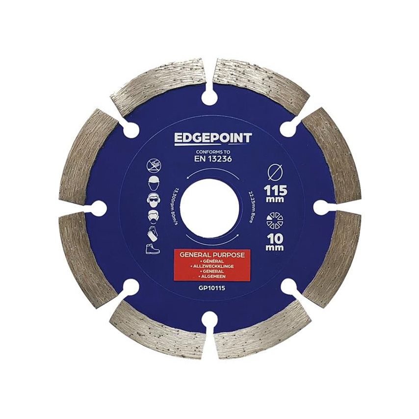 GP10115 General-Purpose Diamond Blade 115mm EDGDBGP10115